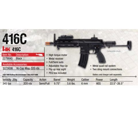 HK416C AIRSOFT AEG