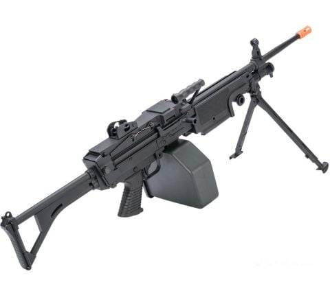 A&K FN Licensed ''Middleweight'' M249 Airsoft Machine Gun (MK I /Black)