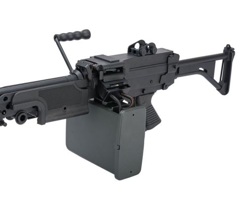 A&K FN Licensed ''Middleweight'' M249 Airsoft Machine Gun (MK I /Black)