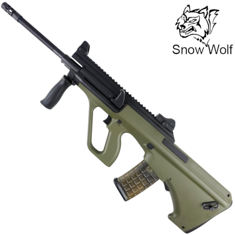 Snow Wolf AUG A3 Upgrade Bullpup Airsoft AEG Tüfek OLIVE Yeşil