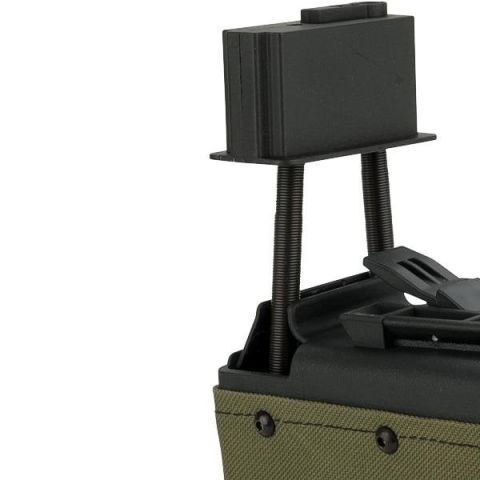 A&K 1500 BB Airsoft M249 AEG Tüfek Box Şarjör - Yeşil