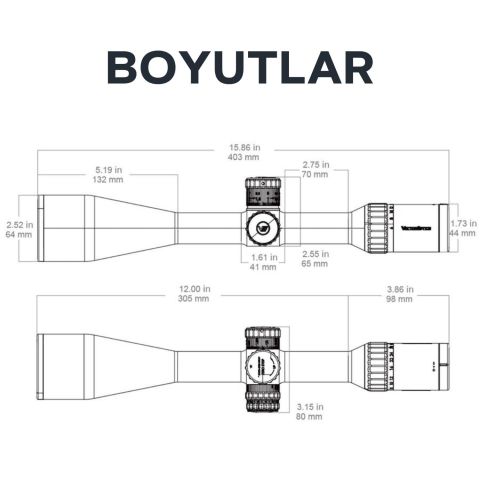 CONTINENTAL X8 6-48X56 SFP ED GLASS MOA TACTICAL TUFEK DÜRBÜNÜ
