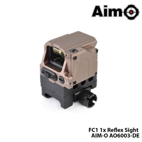 Red-Dot Sight 2 MOA Reflex Sight 1x Holographic Sight-TAN AIM-O AO6003-DE