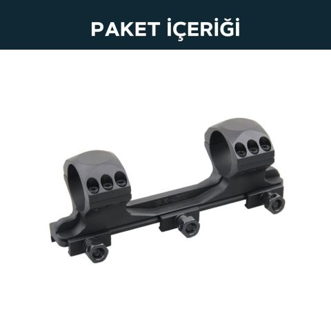 Vector Optics X-ACCU 30mm 1.2'' 0MOA Picatinny Dürbün Montaj Halkası