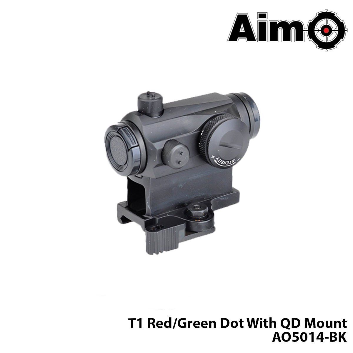 Red/Green-Dot T1 With QD Mount-SİYAH AIM-O AO5014-BK