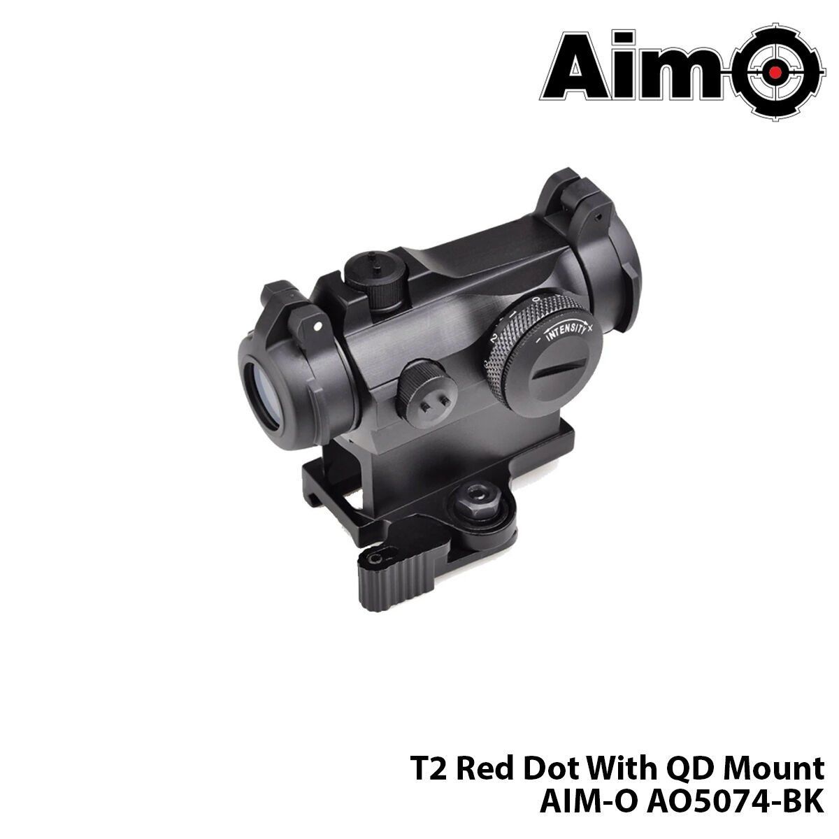 Red/Green-Dot T2 With QD Mount-SİYAH AIM-O AO5074-BK