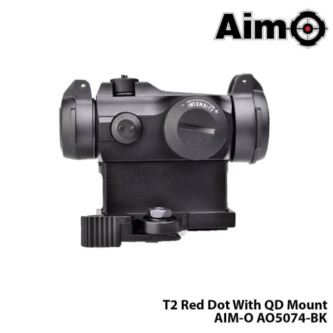 Red/Green-Dot T2 With QD Mount-SİYAH AIM-O AO5074-BK