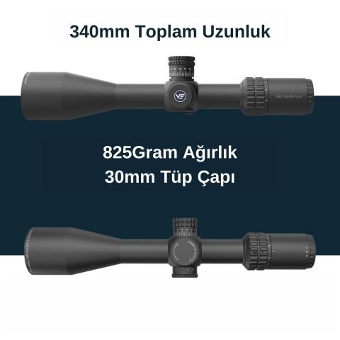 Vector Optics Orion ProMax 3-18x50HD SFP Tüfek Dürbünü SCOL-57