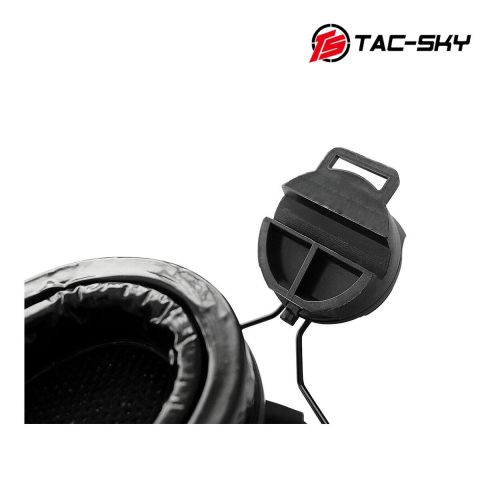 Telsiz Kulaklığı-Kask Tipi-SİYAH-TAC-SKY ARC COMTAC III WYS0053-BK