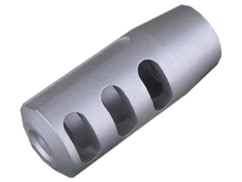 ISG Metal Steel Flash Hider Ver.10 Airsoft Alev Gizleyen Replika - Silver ISG0013A