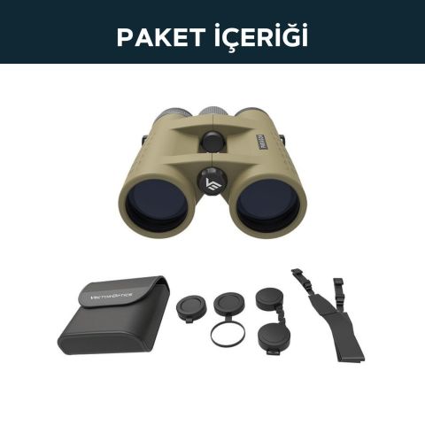 Vector Optics Paragon 8x42 HD ÇÖL RENGI IP67 EL DÜRBÜNÜ SCBO-12