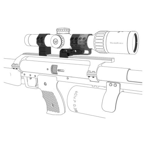 30MM AYARLANABILIR DURBUN AYAGI CANTILEVER DOVETAIL RINGS XASR-3065