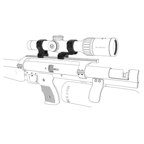 Vector Optics 30MM 1,25in Dürbün Montaj Halkası CANTILEVER DOVETAIL RINGS XASR-3017