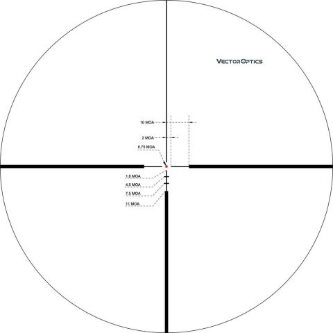 VECTOR CONTINENTAL X6 1.5-9x42 SFP HUNTING SCOPE SCOM-23