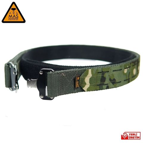 GÖREV KEMERİ LAZER MOLLE DEMİR TOKA 6163 Multicam Black MAS-12 14-41