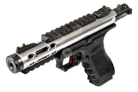 WE GALAXY SV Glock/Ruger HYBRID GBB Airsoft Tabanca SILVER