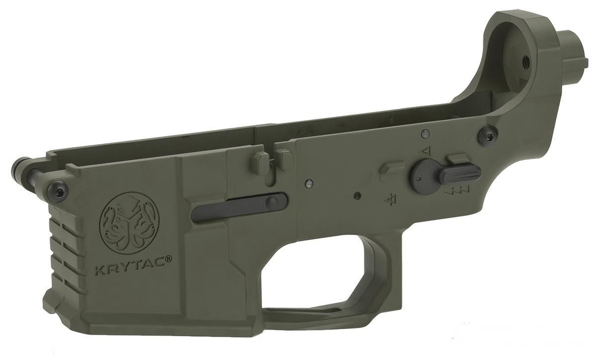 KRYTAC TRİDENT MKII SERILERI HAKI YESIL ALT GÖVDESI COMPLETE LOWER RECEİVER ASSEMBLY