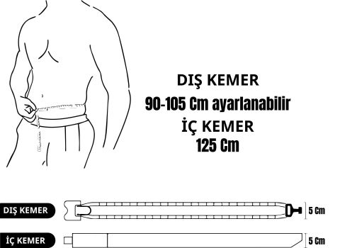 Görev Kemeri 6164 D-Tokalı 50mm Multicam