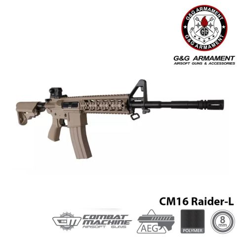 Airsoft Tüfek G&G M4 CM16-Raider-L Tan [GIG-01-004122]