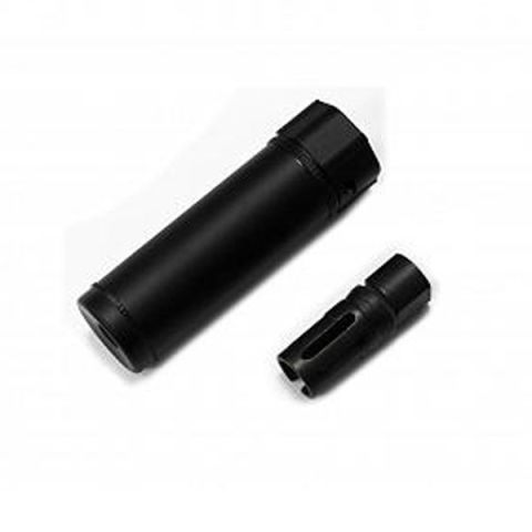 ISG 118mm QD Susturucu Replika ve Alev Gizleyen - Siyah
