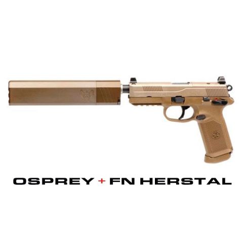 ISG Kısa Osprey Susturucu Replika-Çöl Rengi 18.5cm