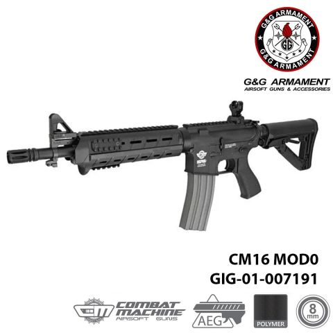 Airsoft Tüfek G&G CM16 MOD0 EGC-16P-MD0-BNB-NCM  (UGR)