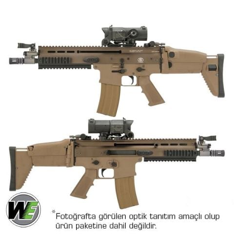 WE-TECH SCAR-L CQB Airsoft Tüfek TAN