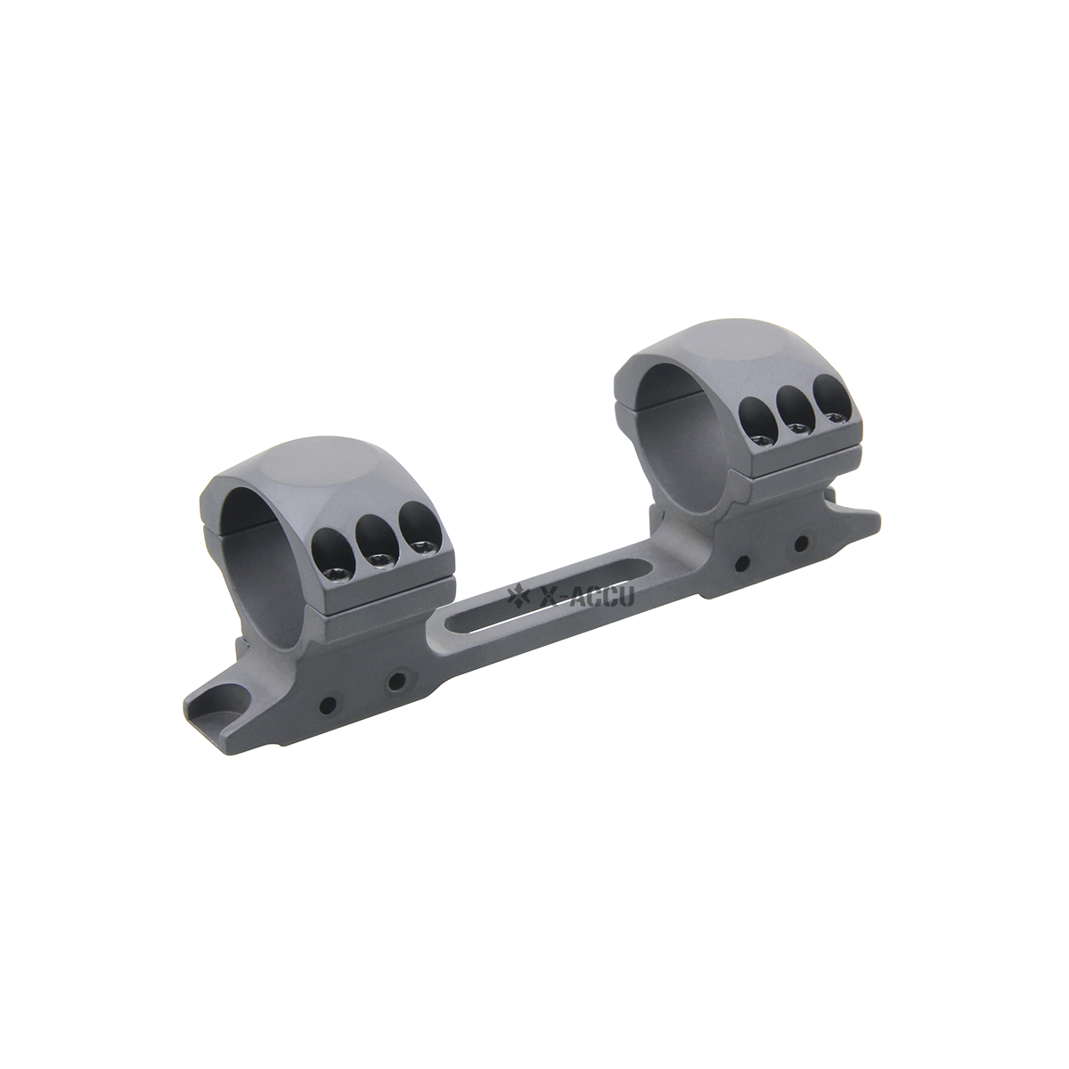X-ACCU 30mm Medium Profil TEK PARCA SIYAH 11mm DOVETAIL Ray için Dürbün Ayağı XASR-3100