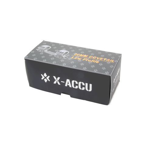 X-ACCU 30mm Medium Profil TEK PARCA SIYAH 11mm DOVETAIL Ray için Dürbün Ayağı XASR-3100