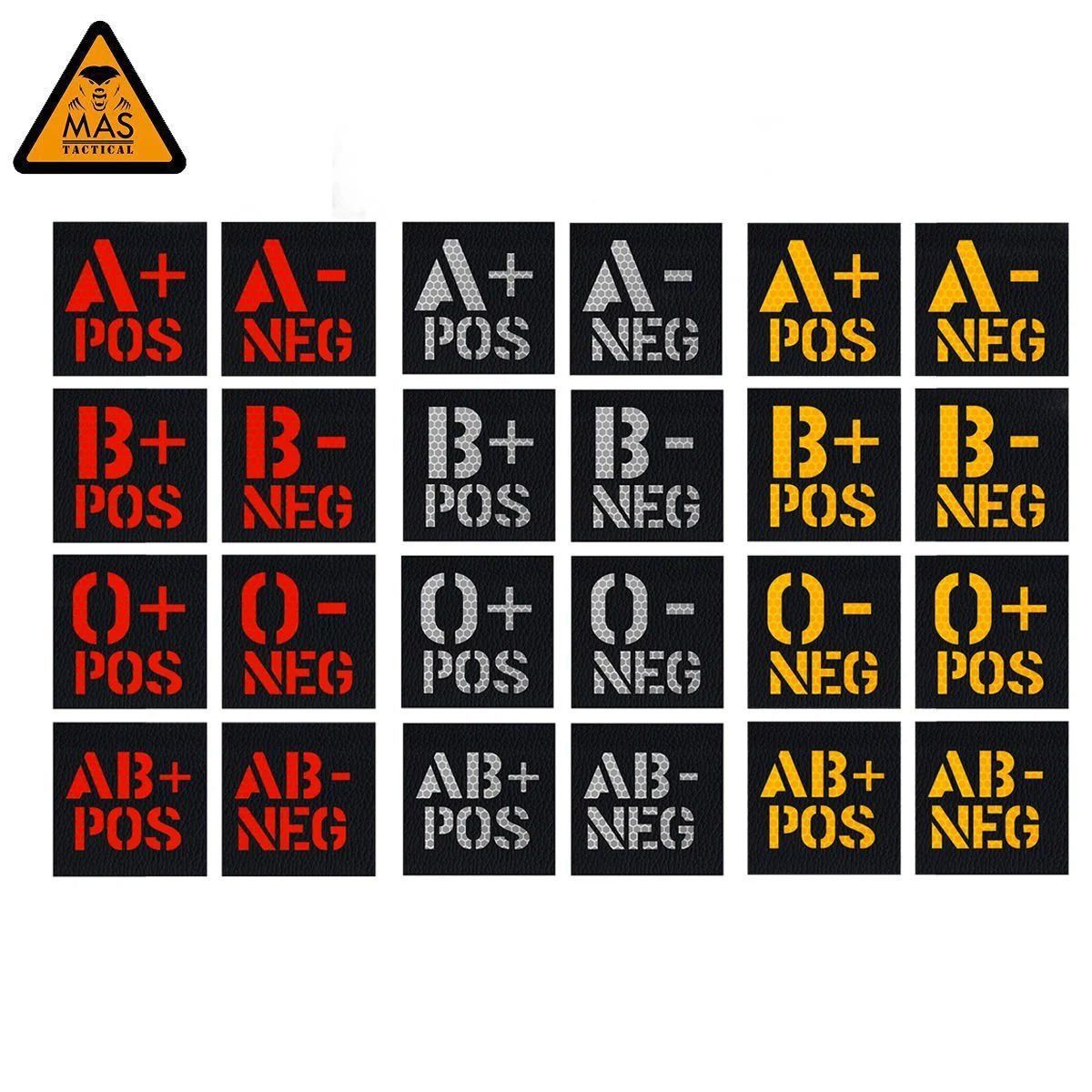 Patch Reflektörlü 50x50 Kan Grubu