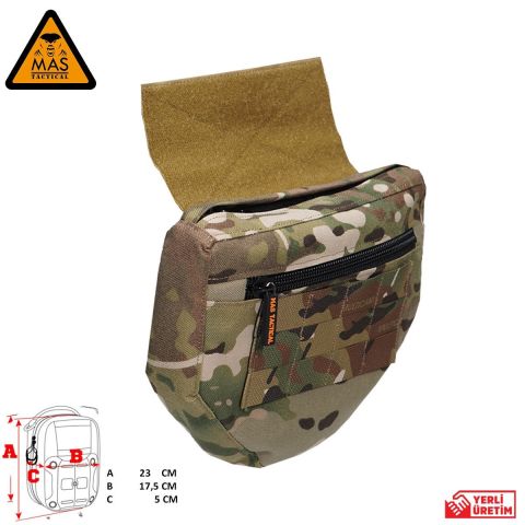 Abdominal Cep Multicam (Kasık Kanguru Cebi)