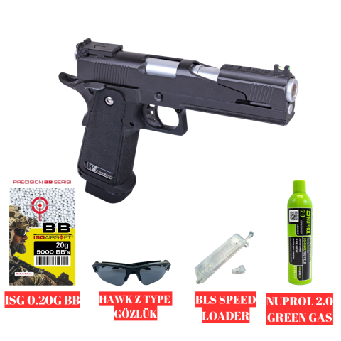 WE BLACK DRAGON 5.1A VERSION - GBB AIRSOFT TABANCA SETİ