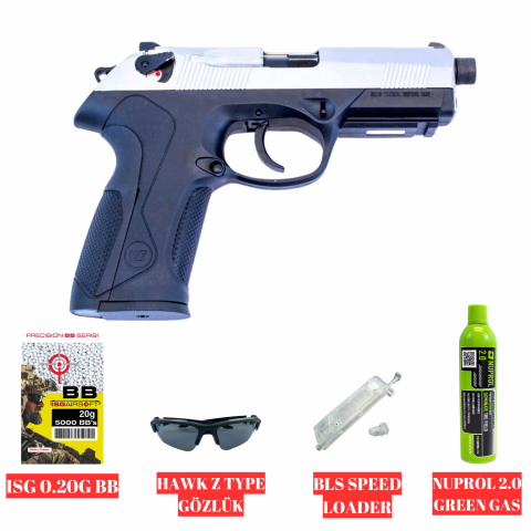 WE EX-L SILVER PX4 BULLDOG Airsoft Tabanca Seti