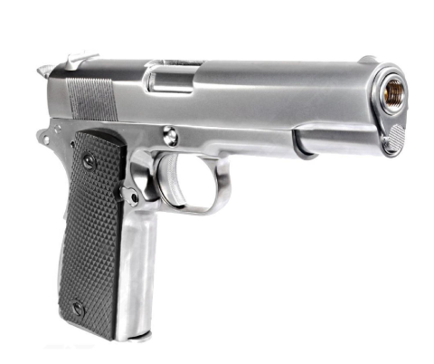 WE COLT 1911 SILVER Airsoft Tabanca SETİ