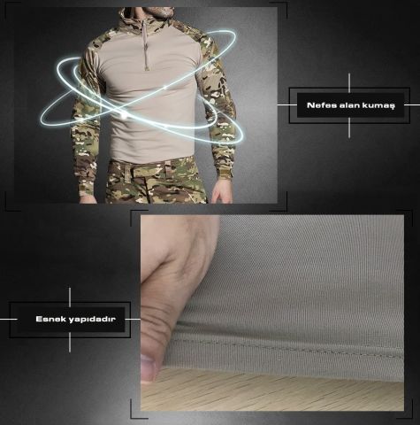 Multicam Airsoft Kamuflaj Takımı