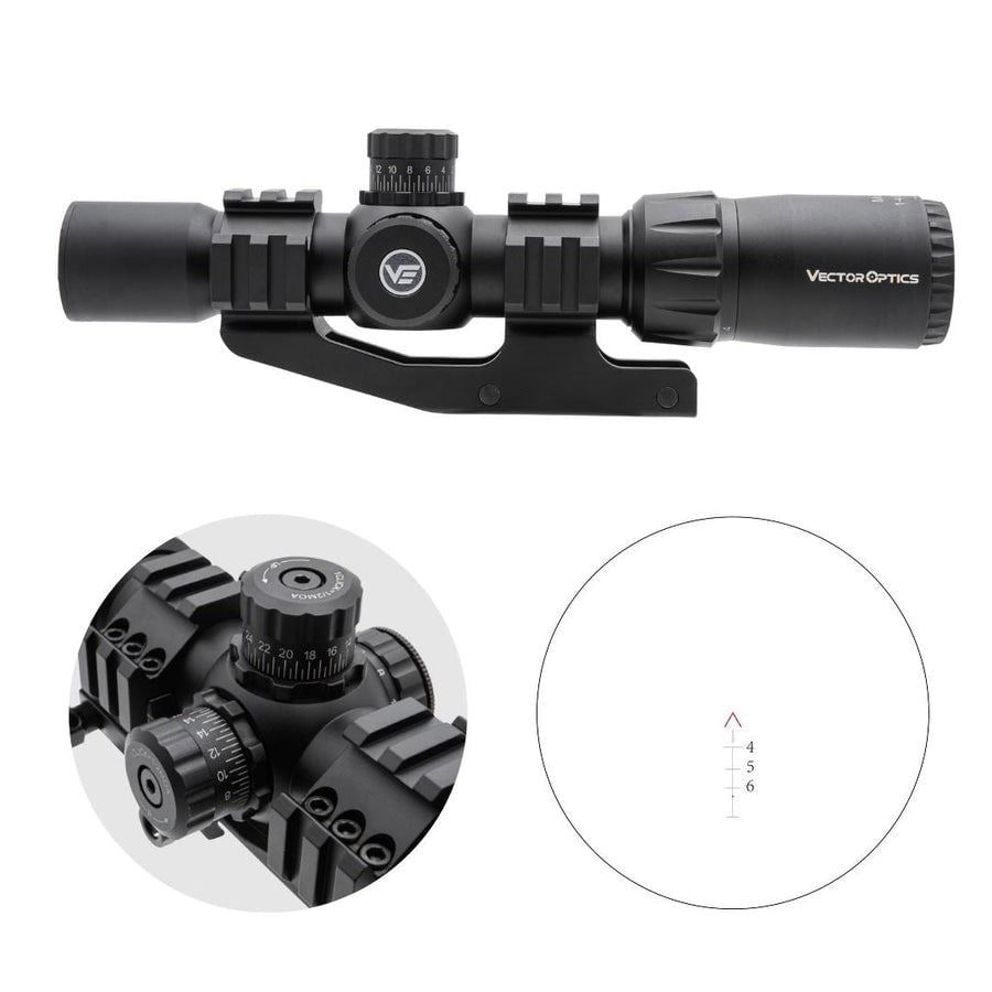 VECTOR OPTICS Mustang GENII 1-4x30 SFP Tüfek Dürbünü