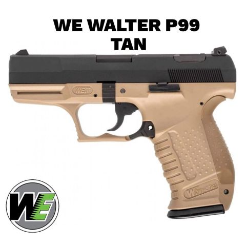 Airsoft Tabanca WE Walther P99 Siyah/Tan WE-PX001-TAN