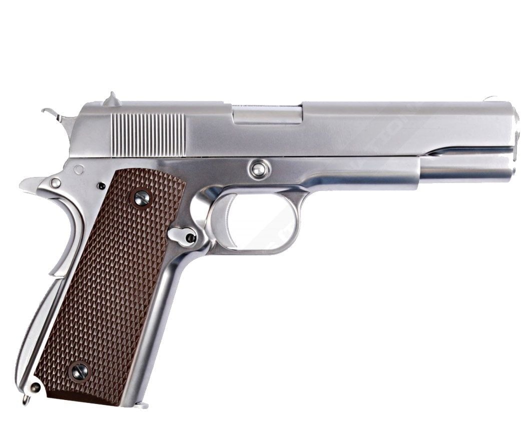 WE COLT 1911 SILVER Airsoft Tabanca