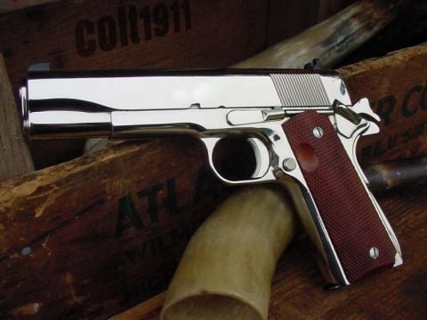 WE COLT 1911 SILVER Airsoft Tabanca