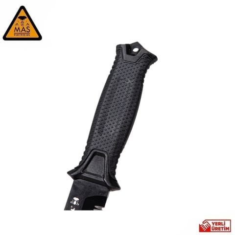 Outdoor Bıçağı Testere Ağızlı Siyah