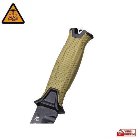 Outdoor Bıçağı Testere Ağızlı Haki