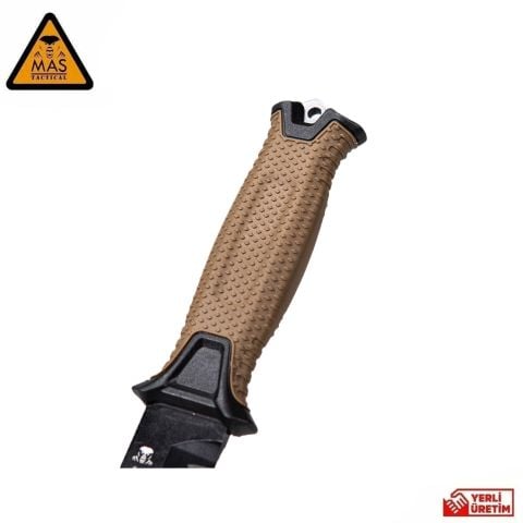 Outdoor Bıçağı Testere Ağızlı Tan