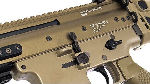 Tokyo Marui SCAR-L CQC AEG Airsoft Tüfek - Çöl Rengi