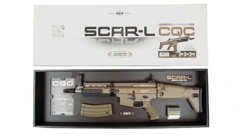 Tokyo Marui SCAR-L CQC AEG Airsoft Tüfek - Çöl Rengi
