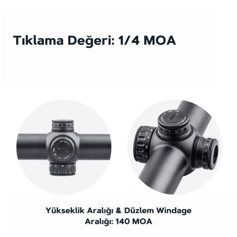 CONTINENTAL 2-12X50 HUNTING SFP TÜFEK DÜRBÜNÜ