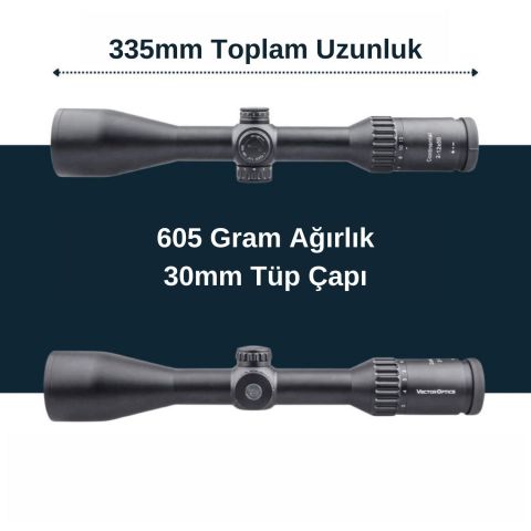 CONTINENTAL 2-12X50 HUNTING SFP TÜFEK DÜRBÜNÜ