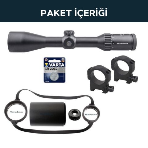 CONTINENTAL 2-12X50 HUNTING SFP TÜFEK DÜRBÜNÜ