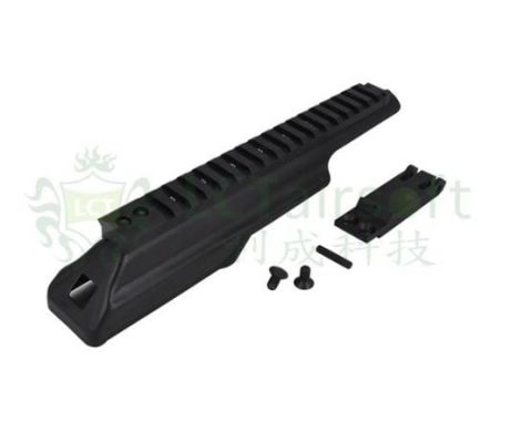 LCT Aluminum & Steel Dust Cover Rail For AK-47 / AK-74 AEG (BK) [LCT-PK-213]