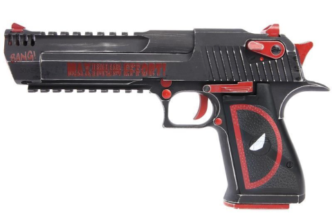 Deadpool x Magnum Research Inc. Desert Eagle 50AE GBBP RAIL AIRSOFT TABANCA