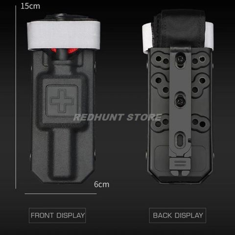 Turnike+Turnike Kılıfı Kydex Siyah (Set)